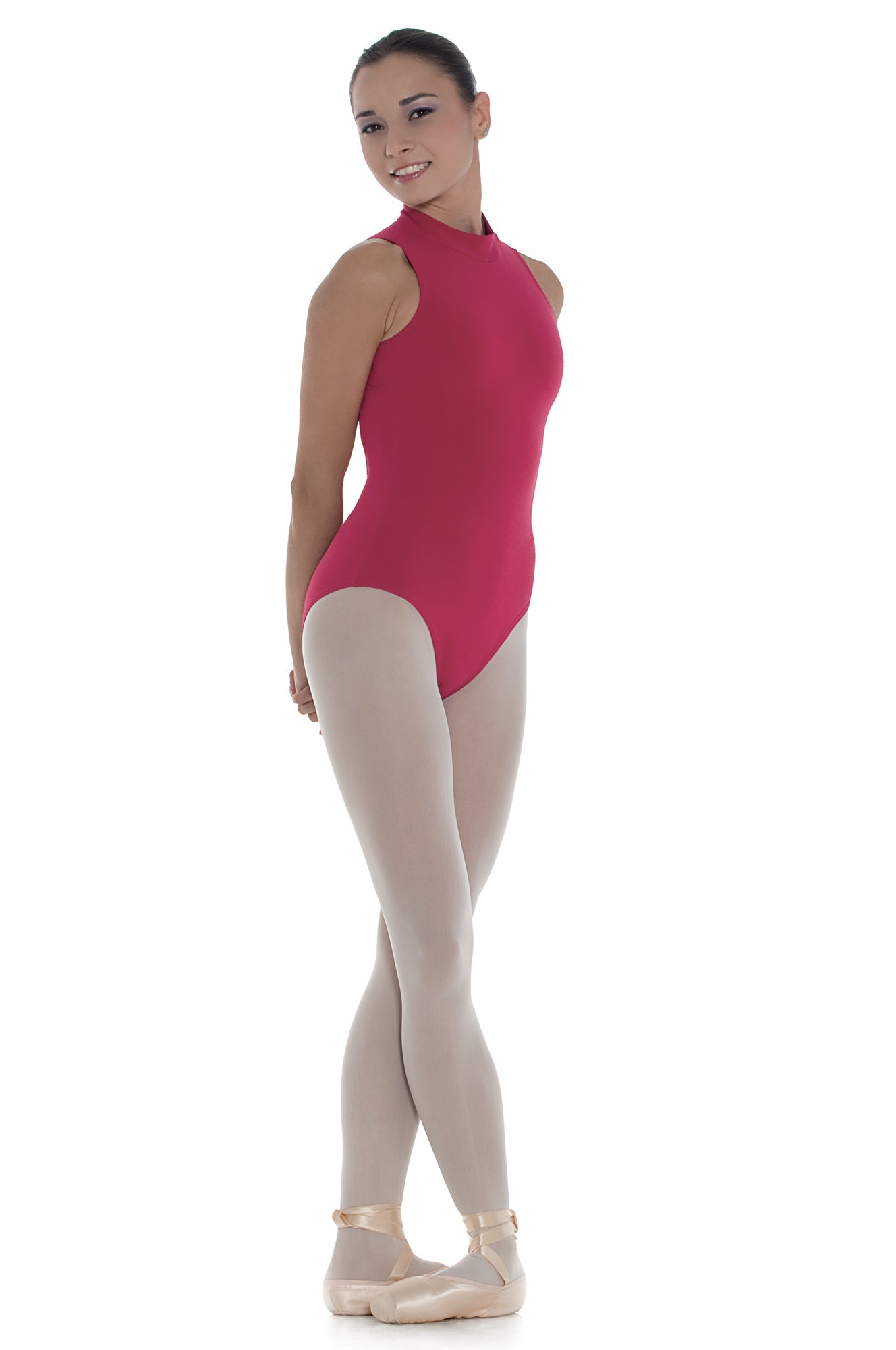 Body danza con Collo Alto modello Americana - Danza Shop-STUDIODANZA